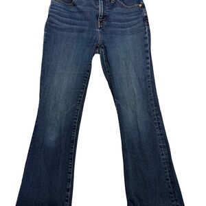 Madewell Mid-Rise Kick Out Crop, Size 28